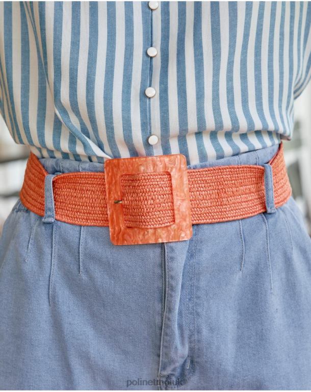 Accessories Polin et moi Square Belt Florence coral J4DB6404