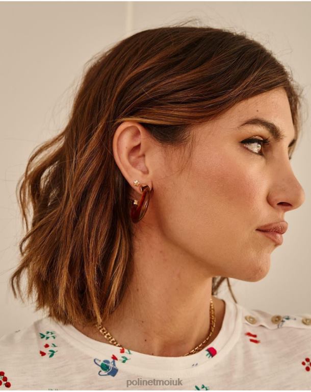 Accessories Polin et moi Earring Carey Luba camel J4DB6391