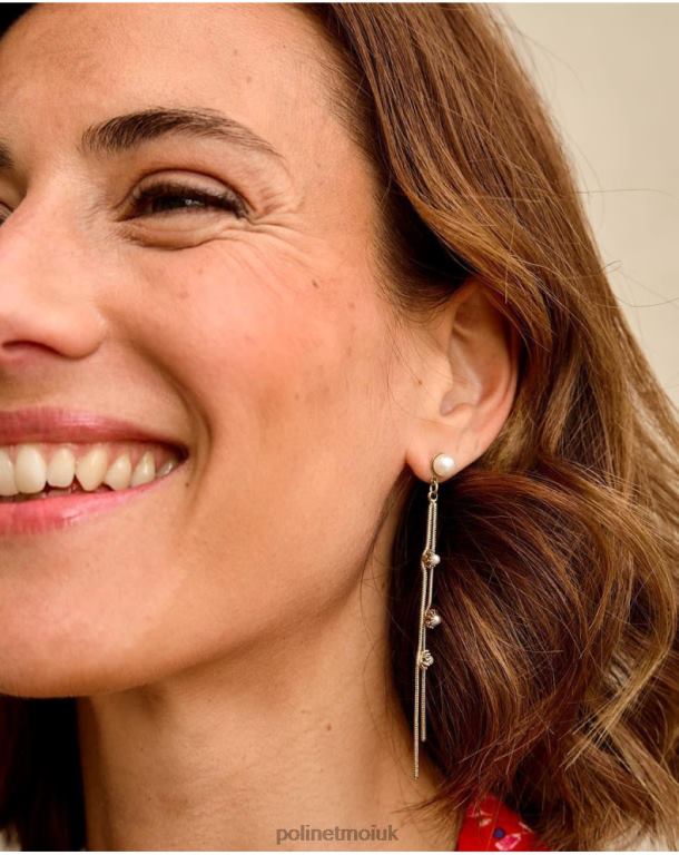 Accessories Polin et moi Earrings Flowers Patricia GOLD/PLATINUM J4DB6407