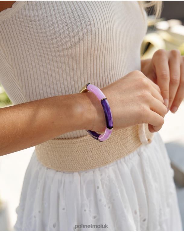Accessories Polin et moi Malfi Elastic Bracelet Lilac J4DB6373
