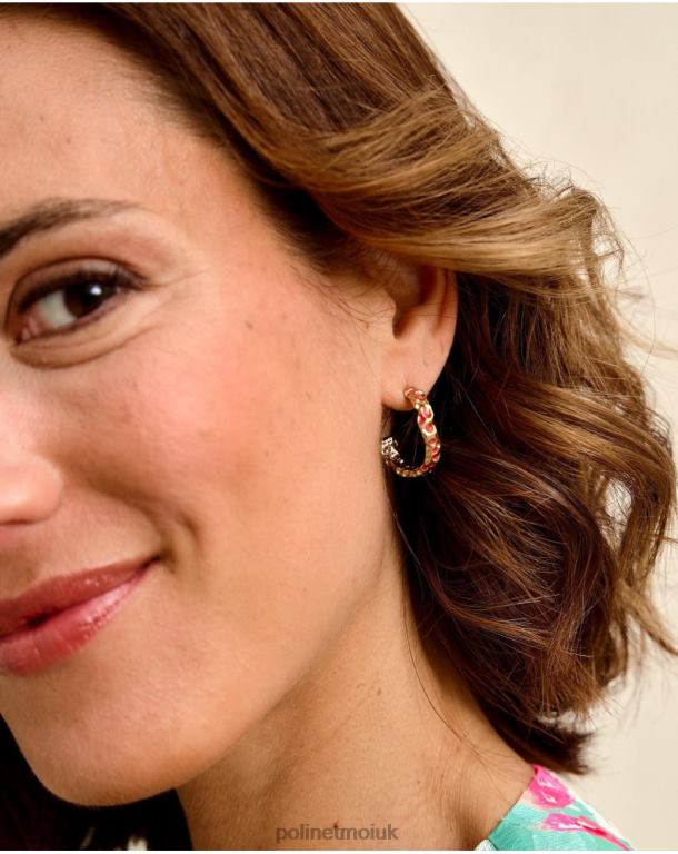 Accessories Polin et moi Paule Paint Earrings GOLD/PLATINUM J4DB6406