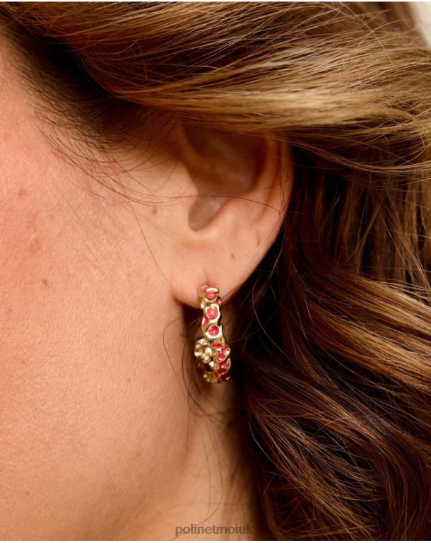 Accessories Polin et moi Paule Paint Earrings GOLD/PLATINUM J4DB6406