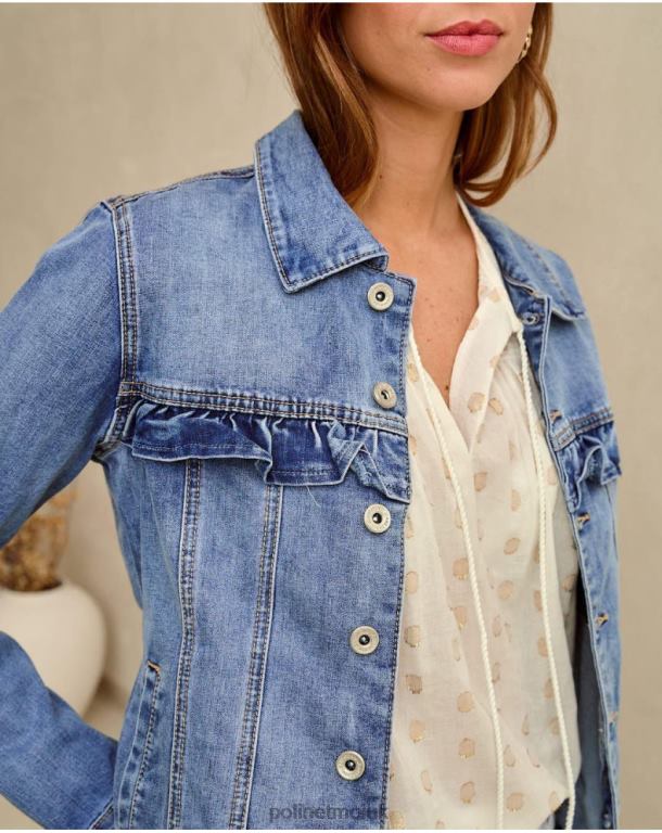 Clothing Polin et moi Denim Jacket Tannia denim J4DB6364