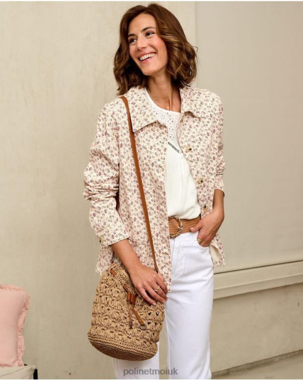 Clothing Polin et moi Hunter Flowers Verita Raw J4DB6363