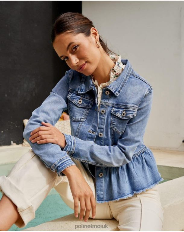 Clothing Polin et moi Hunter ruffle Fabrizzia denim J4DB6362