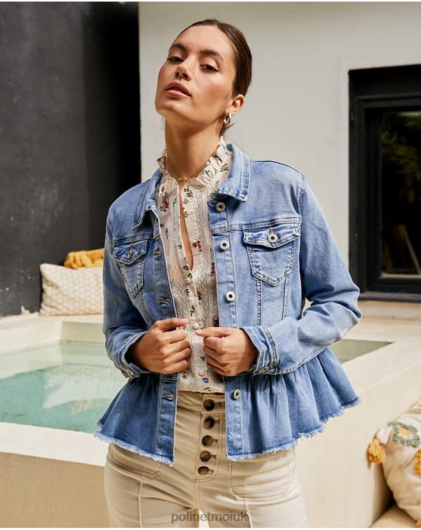 Clothing Polin et moi Hunter ruffle Fabrizzia denim J4DB6362