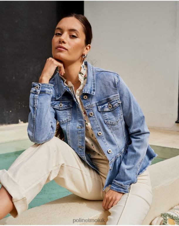 Clothing Polin et moi Hunter ruffle Fabrizzia denim J4DB6362