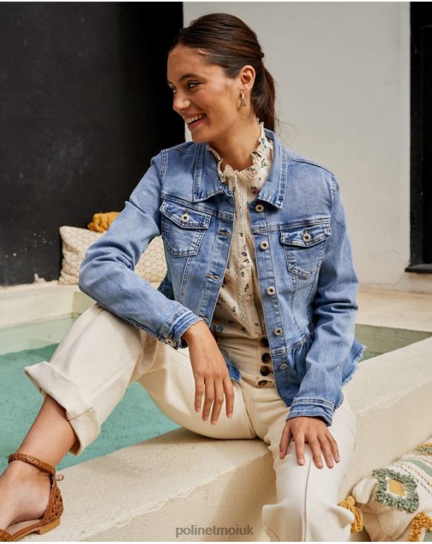 Clothing Polin et moi Hunter ruffle Fabrizzia denim J4DB6362