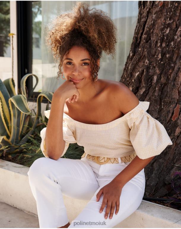 Clothing Polin et moi Abullonada Salvia Blouse PISTACHIO/LIME J4DB6168