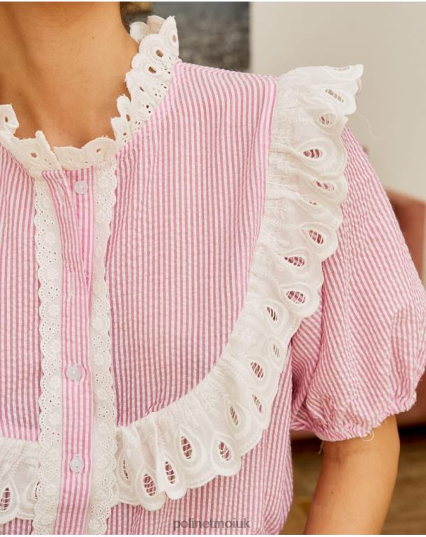 Clothing Polin et moi Baby Mila Blouse Rose J4DB6204