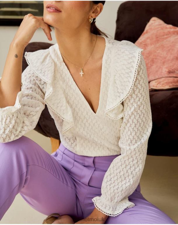 Clothing Polin et moi Batista Cora blouse Raw J4DB6205