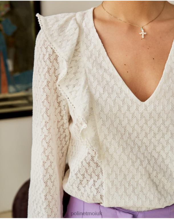 Clothing Polin et moi Batista Cora blouse Raw J4DB6205