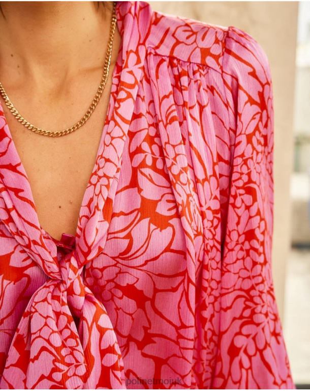 Clothing Polin et moi Blouse Bow Idara ROSE J4DB6211