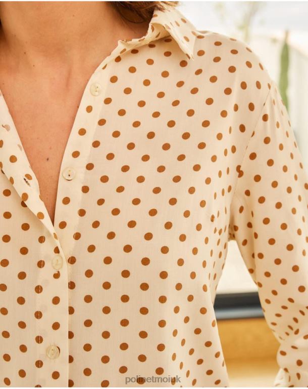 Clothing Polin et moi Blouse Moles Aphrodite camel J4DB6199