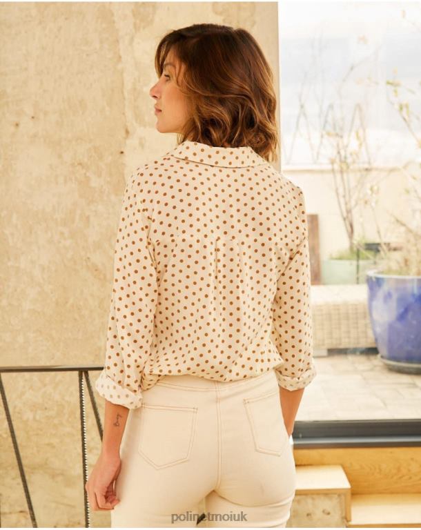 Clothing Polin et moi Blouse Moles Aphrodite camel J4DB6199