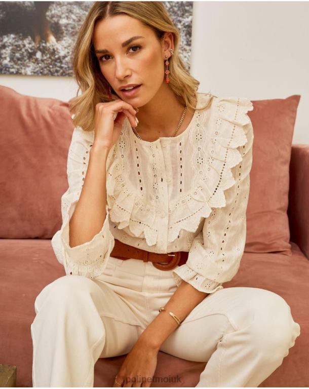 Clothing Polin et moi Embroidered shirt Lia Raw J4DB6208