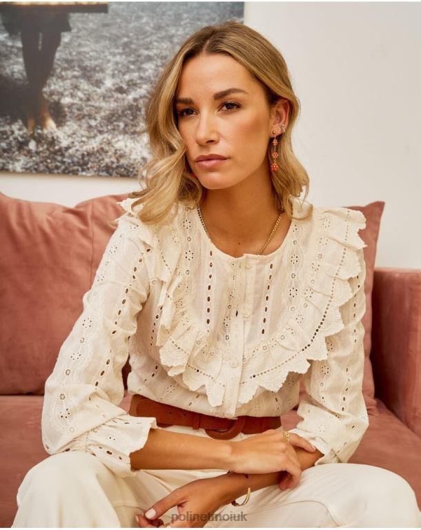 Clothing Polin et moi Embroidered shirt Lia Raw J4DB6208