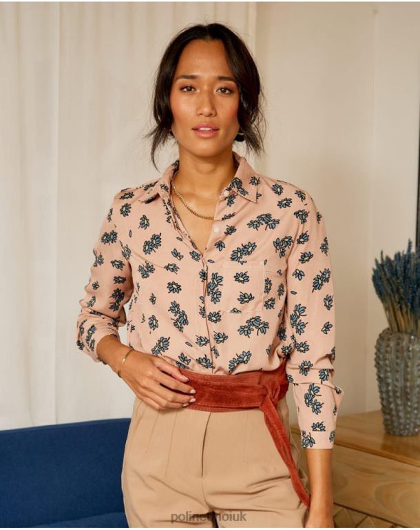 Clothing Polin et moi Flor Margarita Shirt Rose J4DB6225