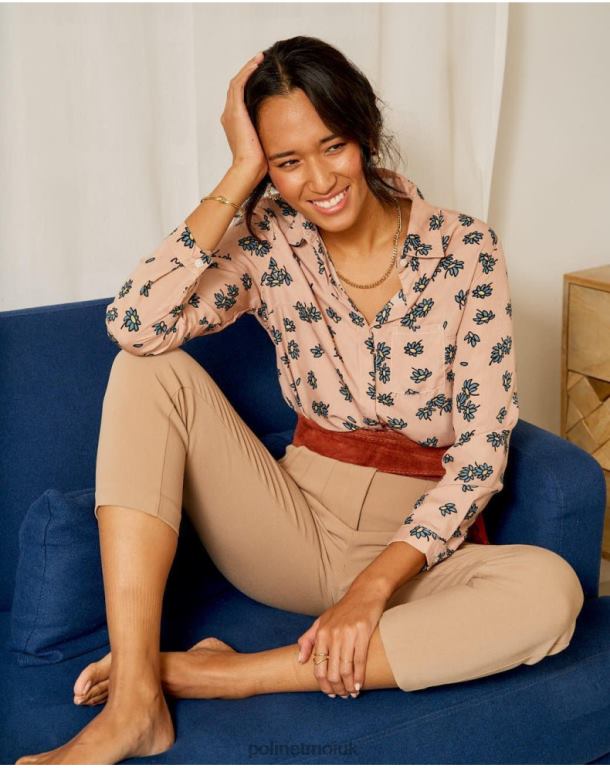 Clothing Polin et moi Flor Margarita Shirt Rose J4DB6225