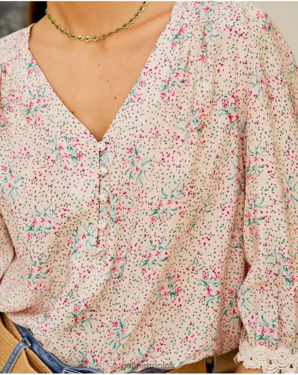 Clothing Polin et moi Floral blouse Giovanna Rose J4DB6207