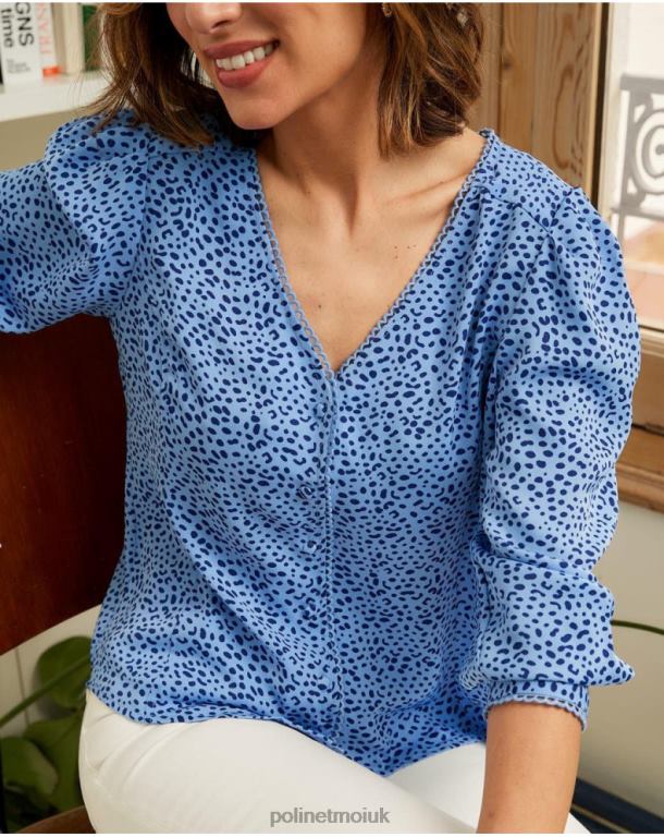 Clothing Polin et moi Motas Meli Shirt klein blue J4DB6219