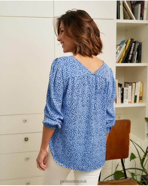 Clothing Polin et moi Motas Meli Shirt klein blue J4DB6219