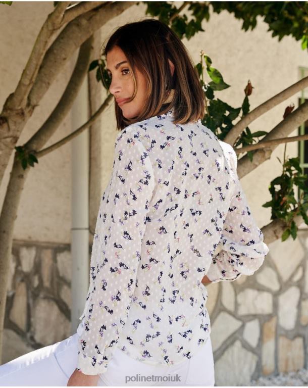 Clothing Polin et moi Plumeti Emelina Shirt white J4DB6200