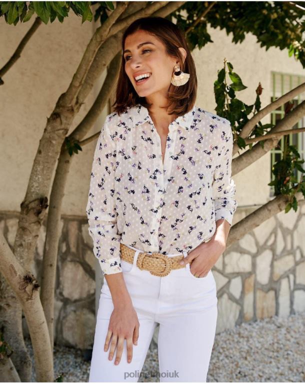 Clothing Polin et moi Plumeti Emelina Shirt white J4DB6200