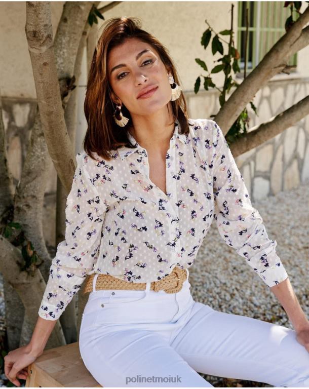 Clothing Polin et moi Plumeti Emelina Shirt white J4DB6200