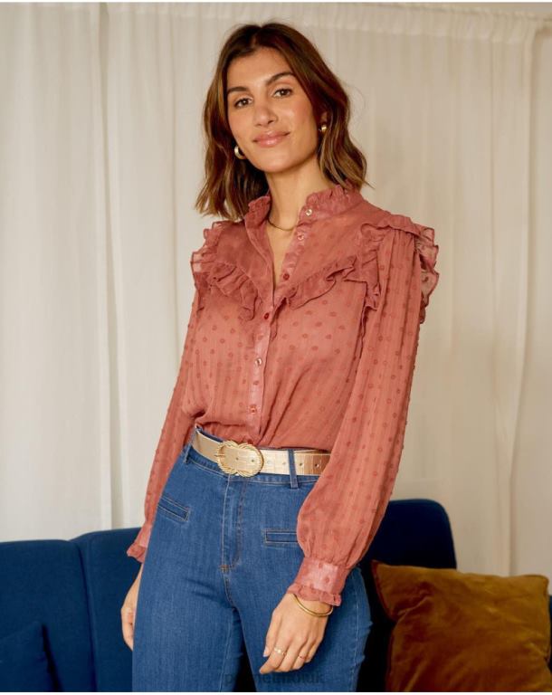 Clothing Polin et moi Plumeti Mona blouse MAKEUP J4DB6228