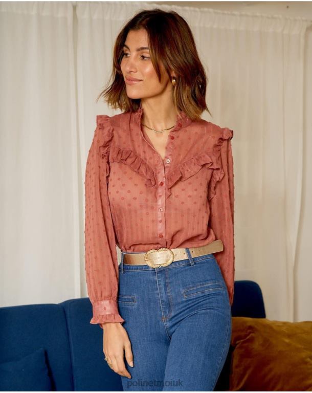 Clothing Polin et moi Plumeti Mona blouse MAKEUP J4DB6228