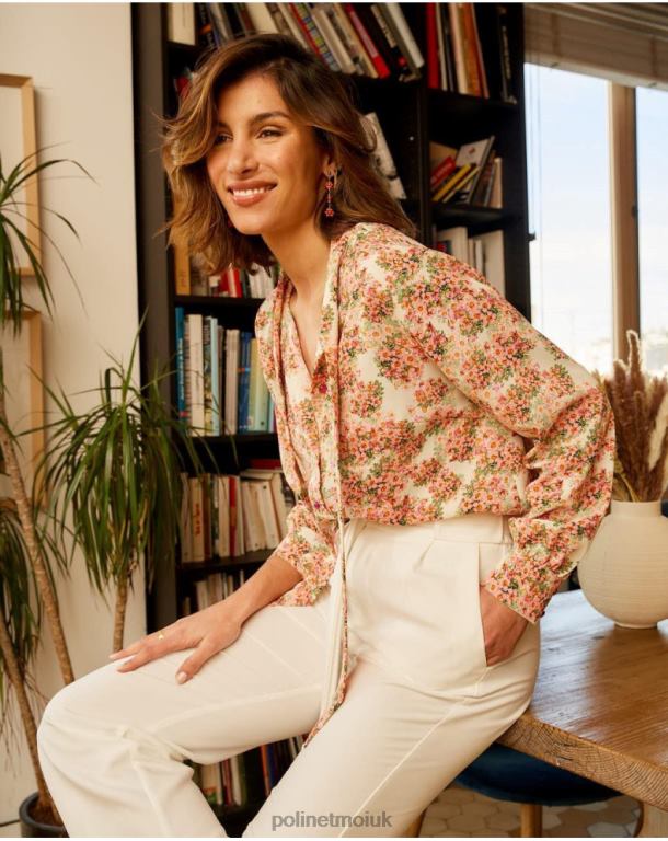 Clothing Polin et moi Shirt Bow Edit Rose J4DB6221