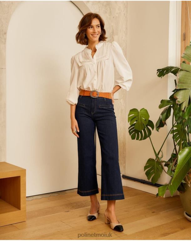 Clothing Polin et moi Shirt Ruffled Hestia white J4DB6216