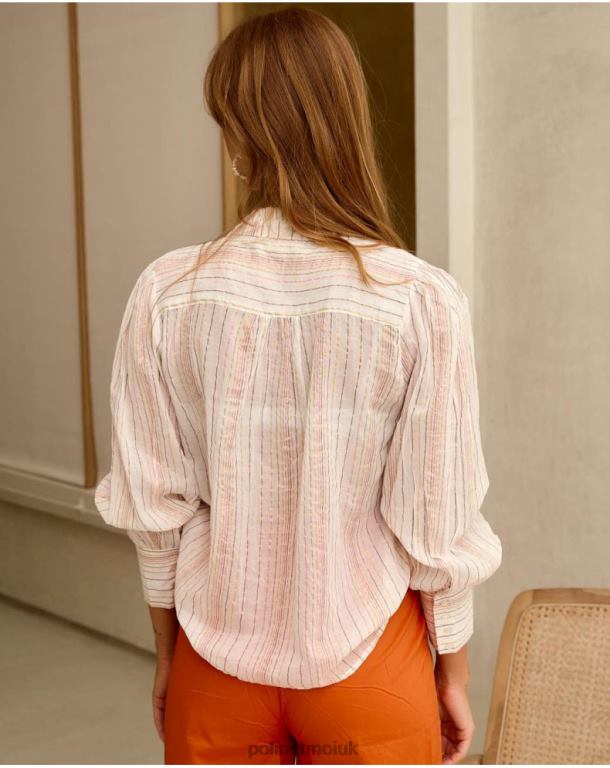 Clothing Polin et moi Striped Shirt Denia Raw J4DB6178