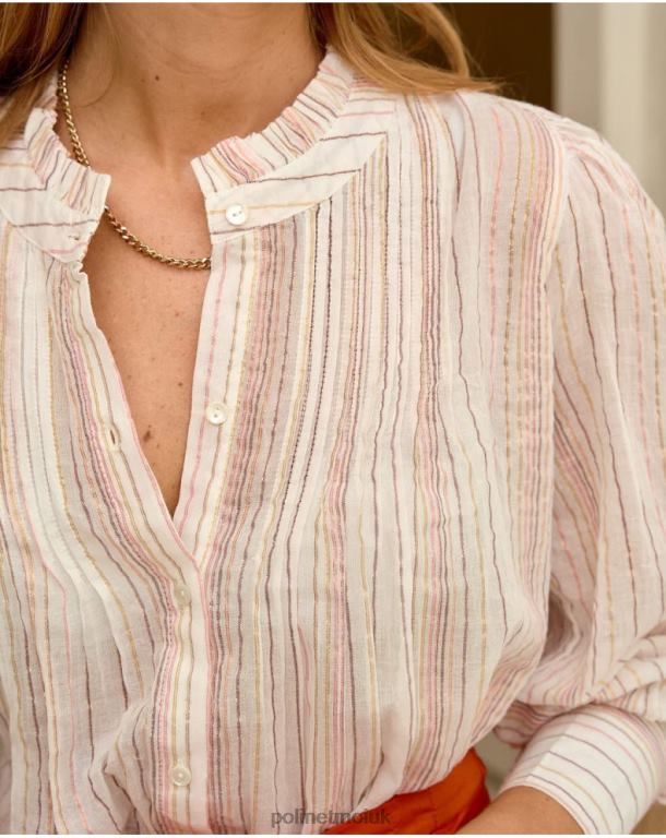Clothing Polin et moi Striped Shirt Denia Raw J4DB6178