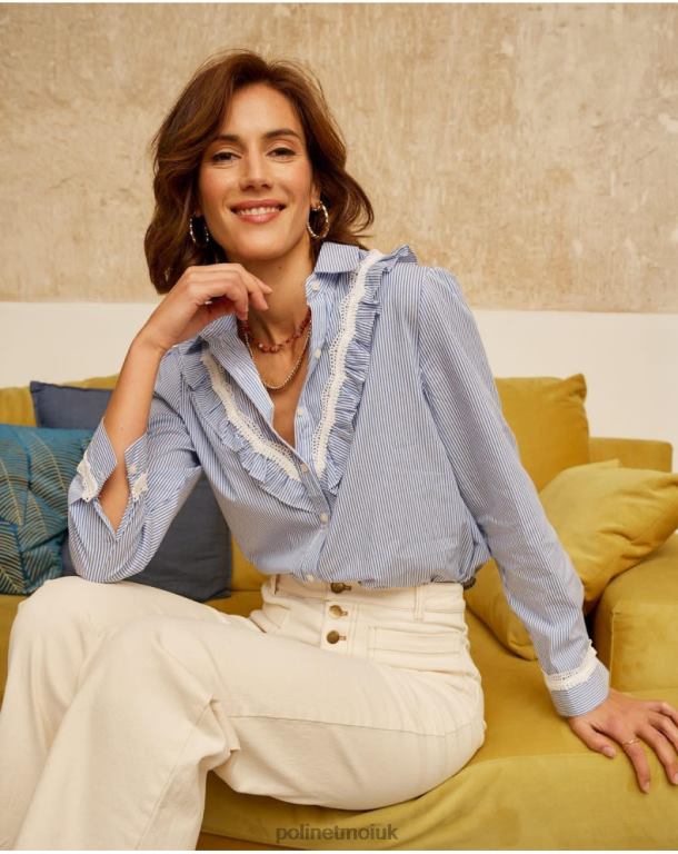 Clothing Polin et moi Striped Shirt Nusa Celestial J4DB6214