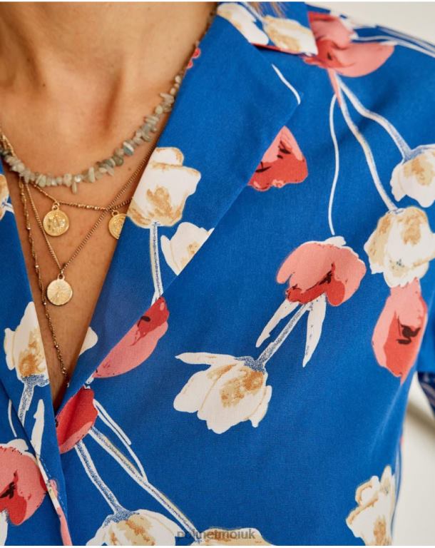 Clothing Polin et moi Tulip Shirt Talia klein blue J4DB6224