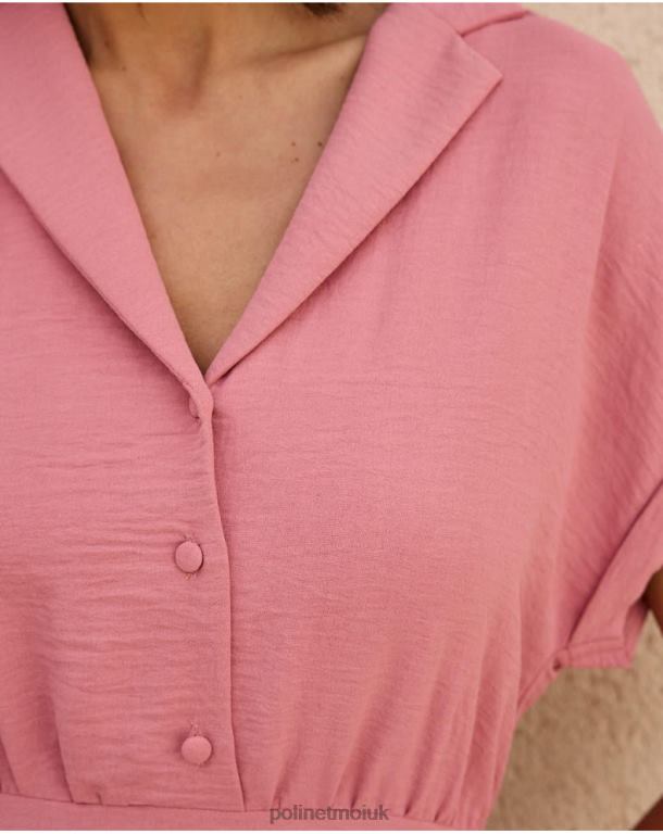 Clothing Polin et moi Anne Knot Dress Rose J4DB659