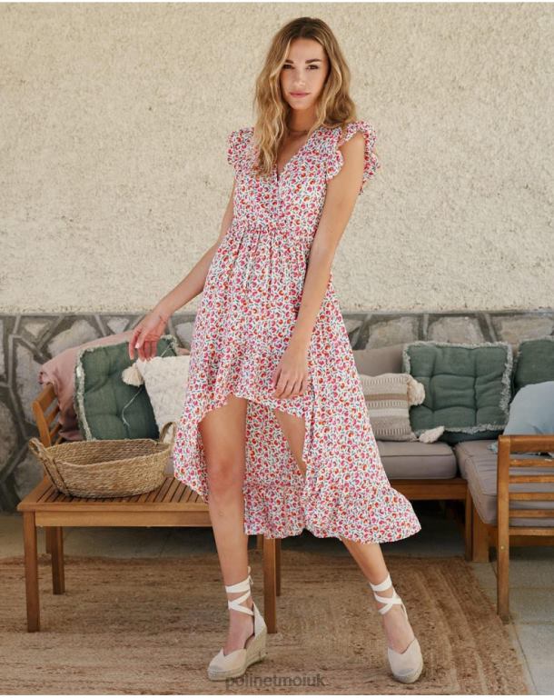 Clothing Polin et moi Asymmetrical dress Bessie Raw J4DB6117