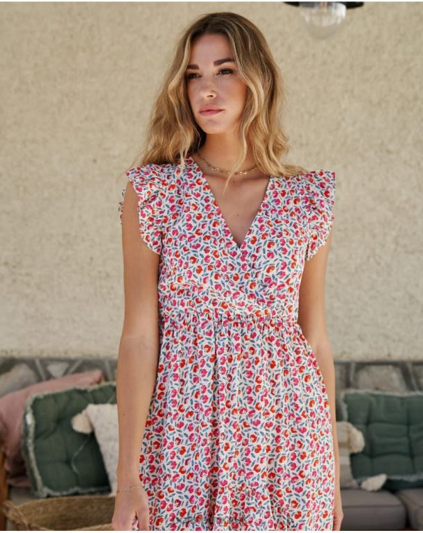 Clothing Polin et moi Asymmetrical dress Bessie Raw J4DB6117