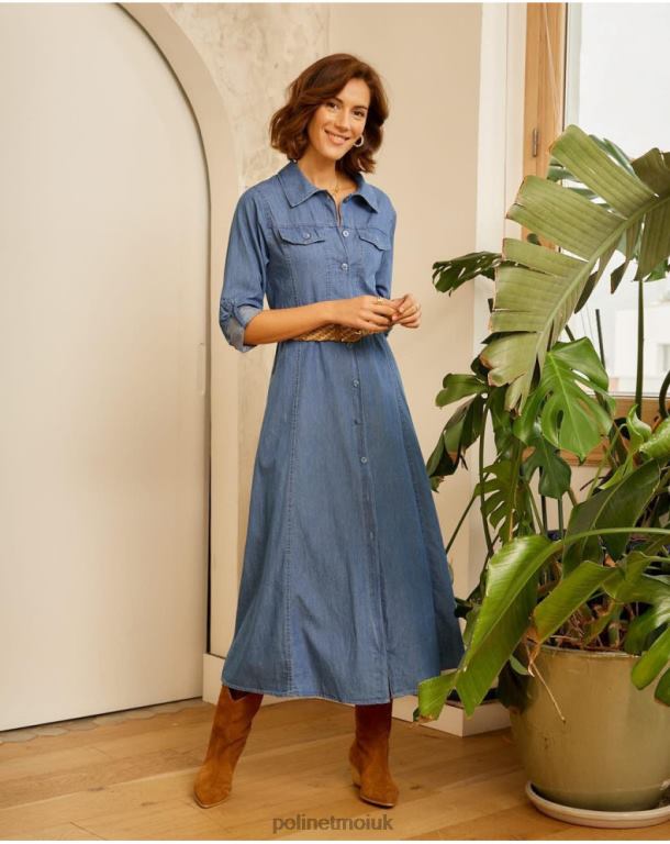 Clothing Polin et moi Aveta Denim Dress denim J4DB670