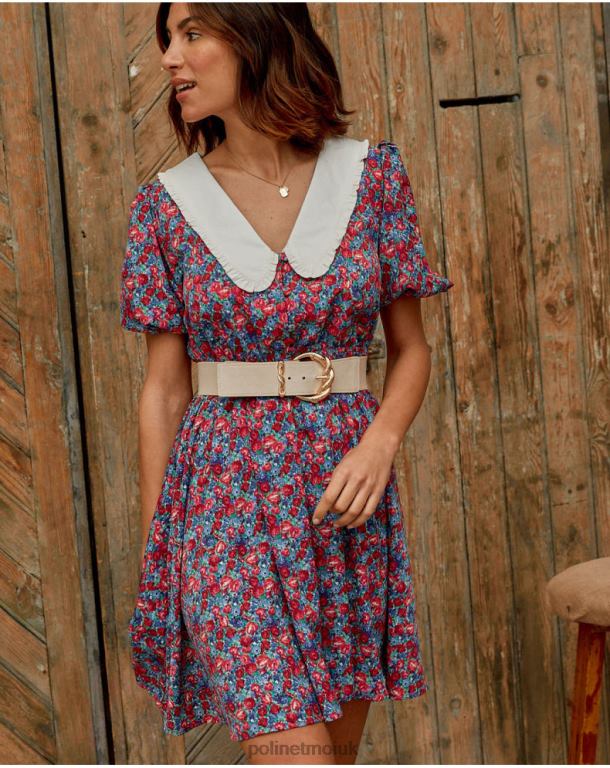 Clothing Polin et moi Baby Neck Dress Ania Red J4DB6123