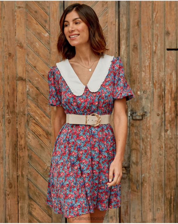 Clothing Polin et moi Baby Neck Dress Ania Red J4DB6123