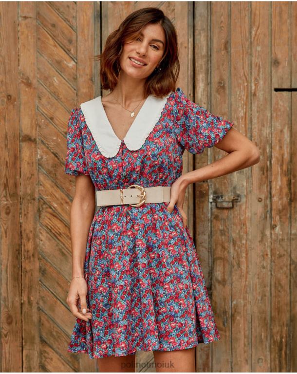 Clothing Polin et moi Baby Neck Dress Ania Red J4DB6123