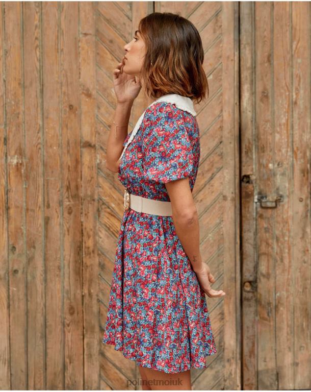 Clothing Polin et moi Baby Neck Dress Ania Red J4DB6123