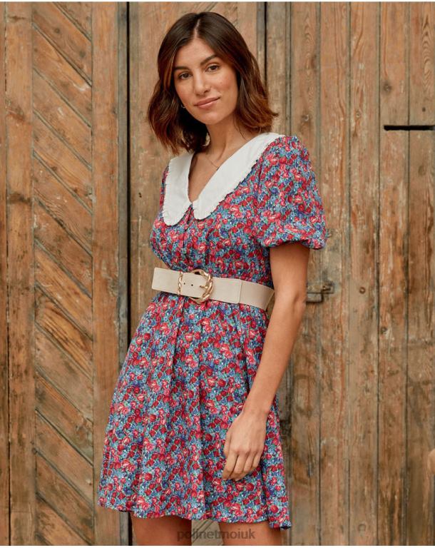 Clothing Polin et moi Baby Neck Dress Ania Red J4DB6123