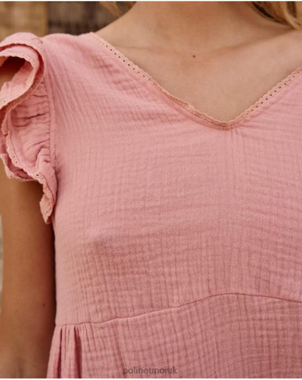 Clothing Polin et moi Babydoll Ella dress Rose J4DB65