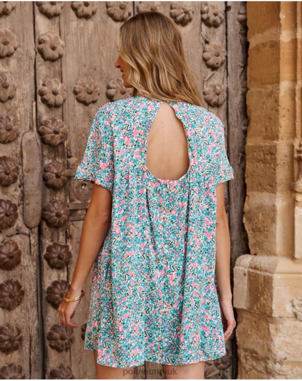 Clothing Polin et moi Babydoll Monkey Isabel Turquoise J4DB64