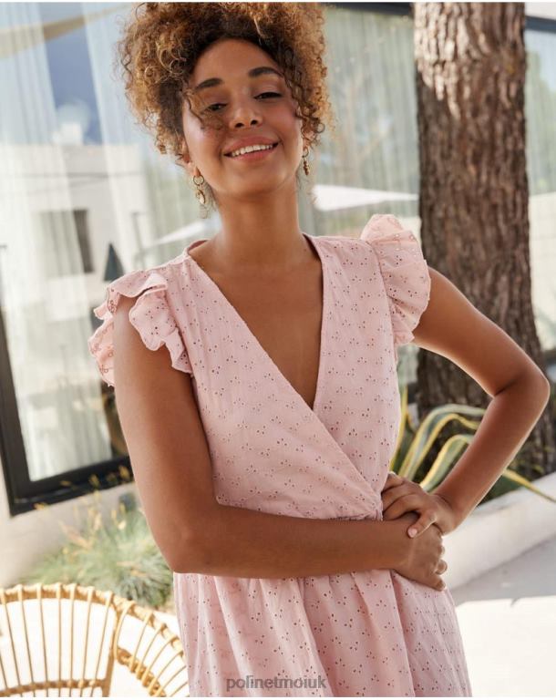 Clothing Polin et moi Batista Carmina dress Rose J4DB622