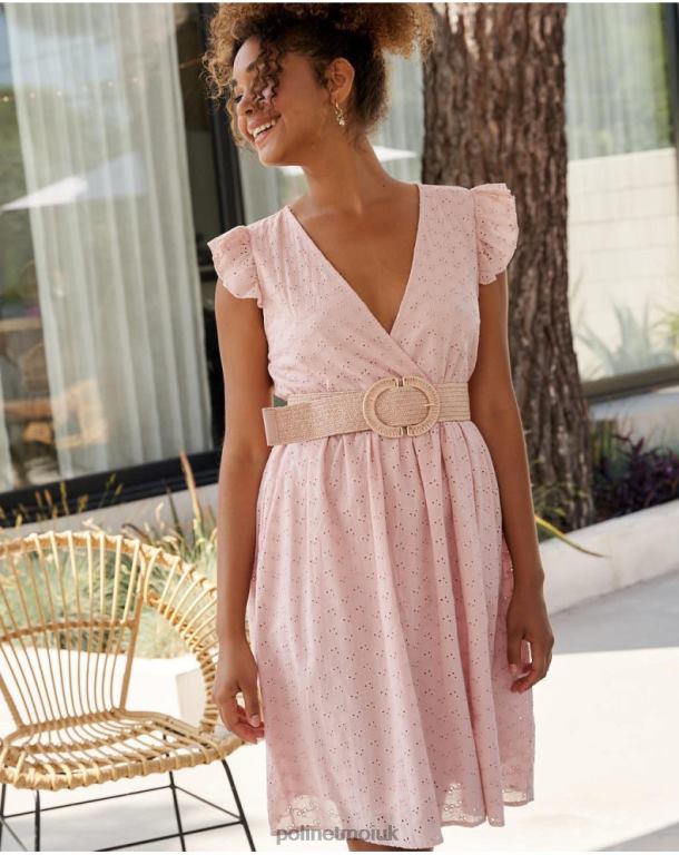 Clothing Polin et moi Batista Carmina dress Rose J4DB622
